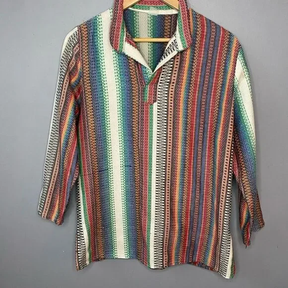 Multi Color Long Sleeve Tunic - Picture 4 of 4